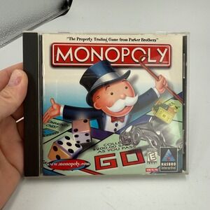 Monopoly‎ PC CD-ROM Computer Game for Windows 95/98 Hasbro Interactive 1999